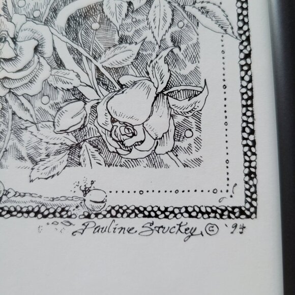 Bells for Anastasia Pauline Stuckey Signed Print Tori Amos Metal Frame - Picture 6 of 9